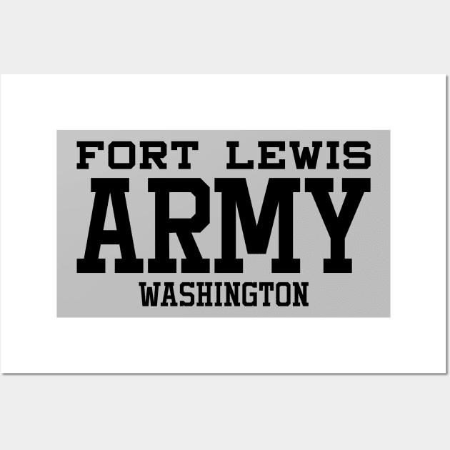 Mod.1 US Army Fort Lewis Washington Military Center Wall Art by parashop